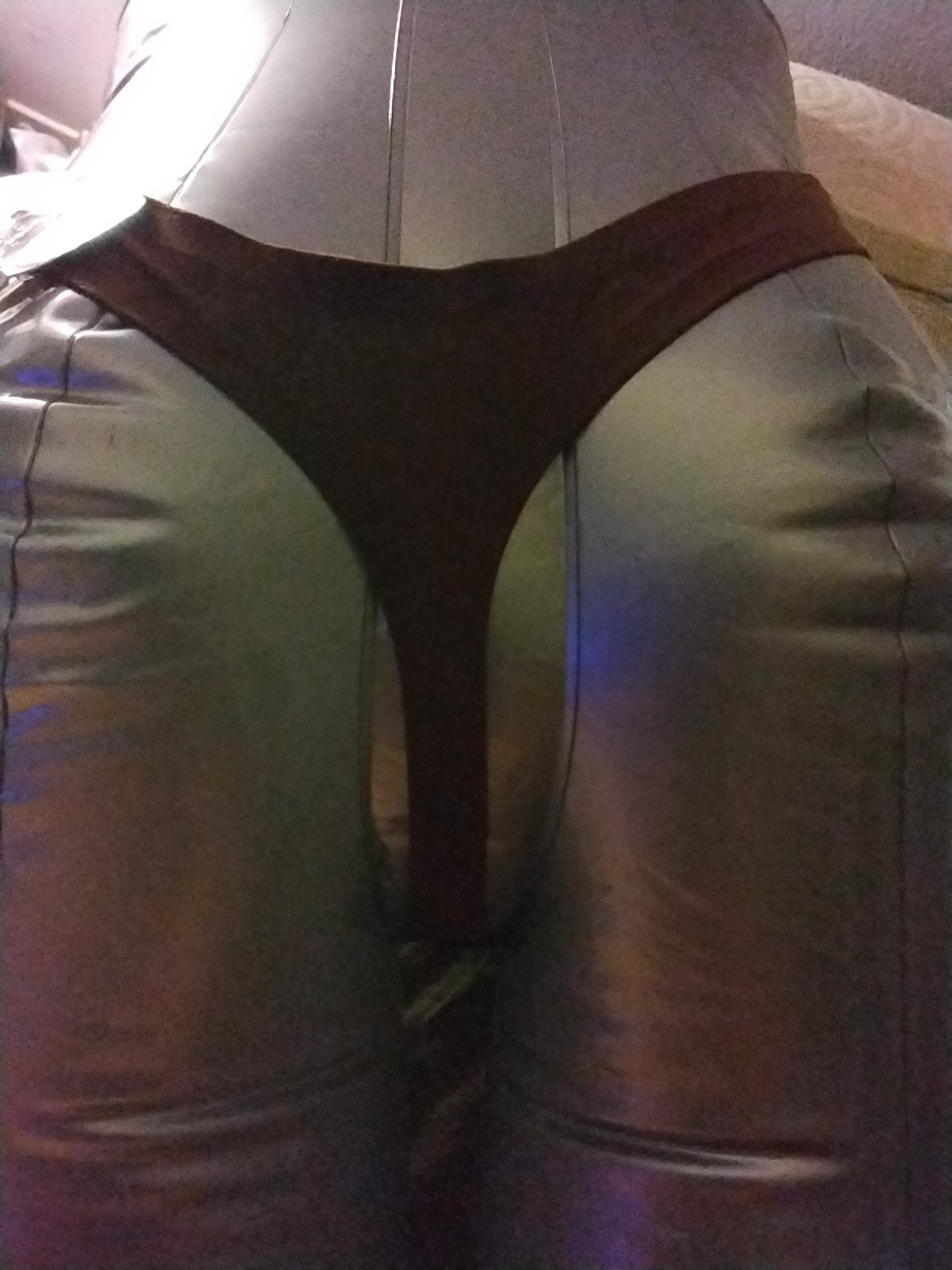 VANITY FAIR HIGH WAIST THONG BROWN CAFE MOCHA NYLON SIZE 6 NWT