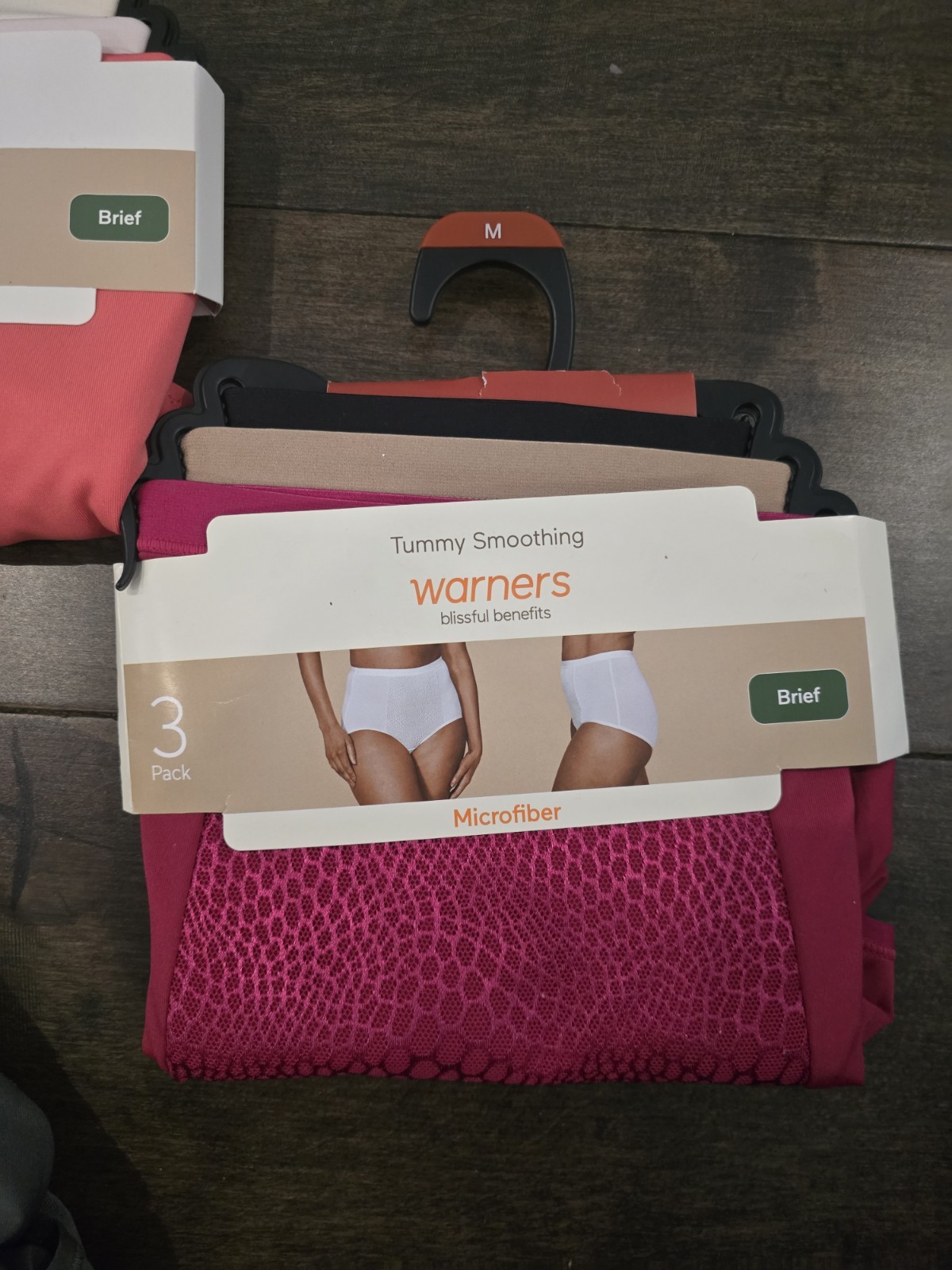 Warner’s Panties Lot 3x 3-Pack Medium Brief Microfiber Tummy Smoothing NWT