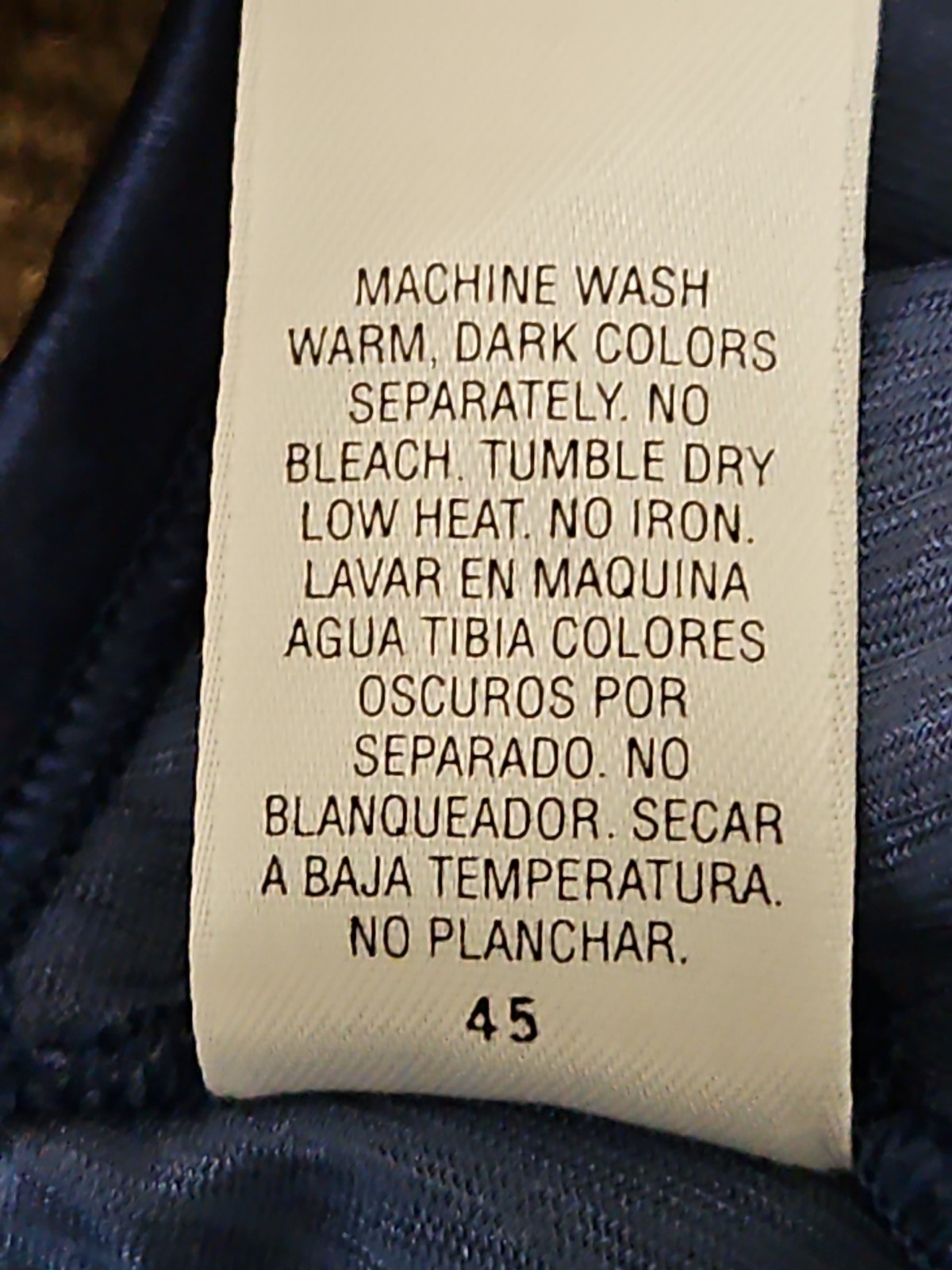 VANITY FAIR Women’s Nylon Spandex Bikini Briefs Panties Size 5/40 Dark Blue