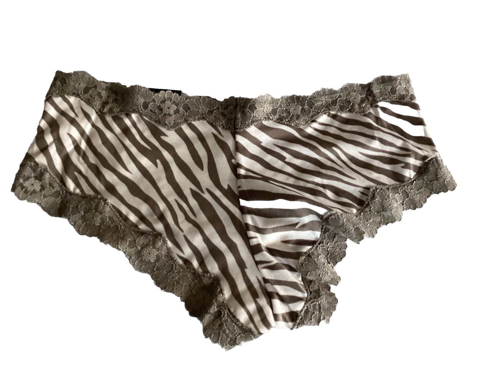 3 Pack Maidenform Cheeky Scalloped Lace Hipster Stripe Medium Underwear