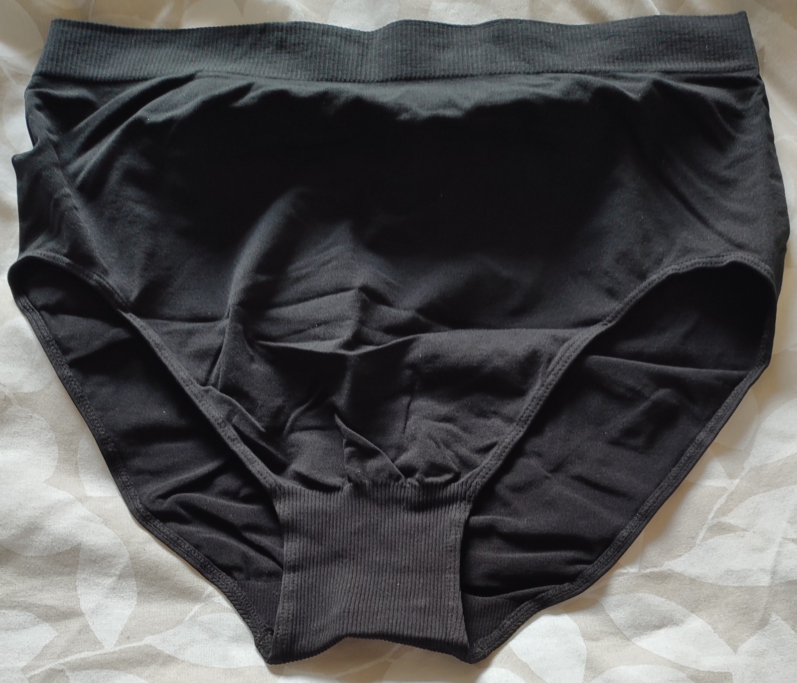 All Woman Seamless Knickers Italy Black or Wine 18-22 24-28 Plus Size Full BNIP