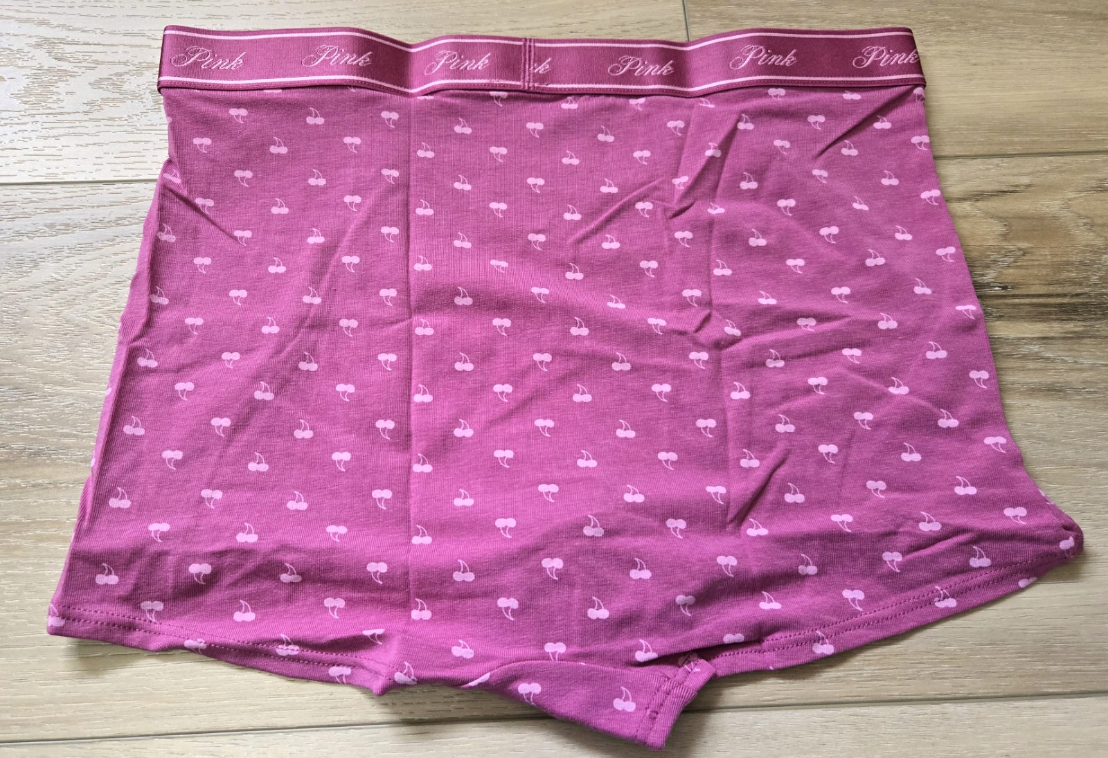 NWT Victoria’s Secret PINK Cotton Logo High-Waist Boy Short Boxer Panties M