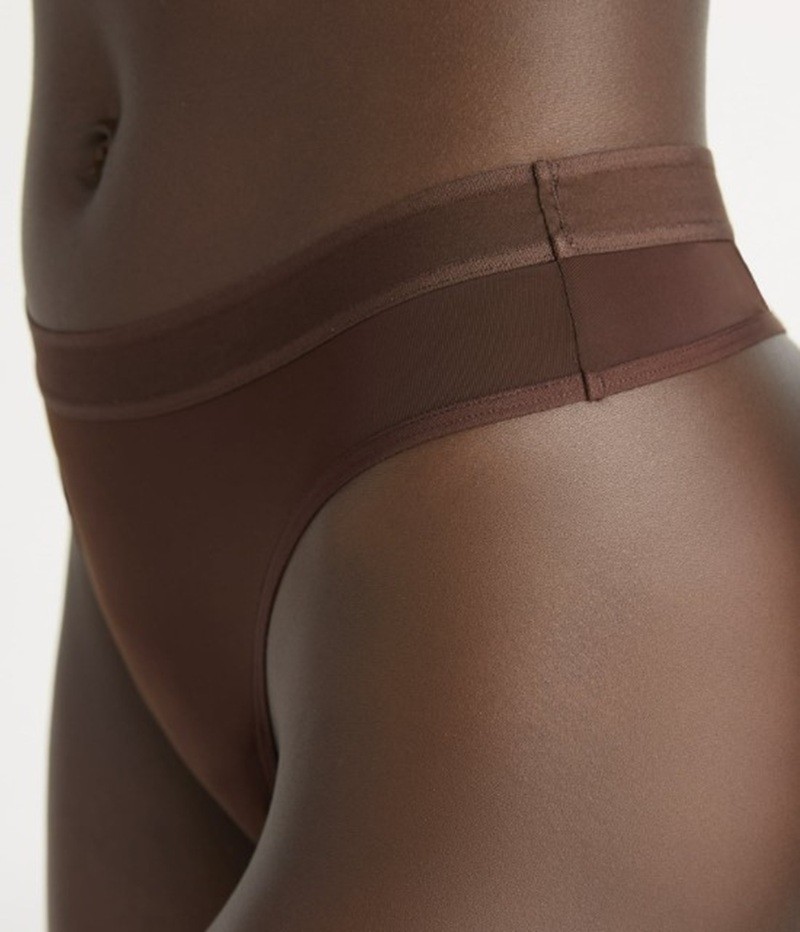 Joyspun Women’s Micro Thong Panties, JS799, Stretch, 3-Pack, Size 3XL (22)