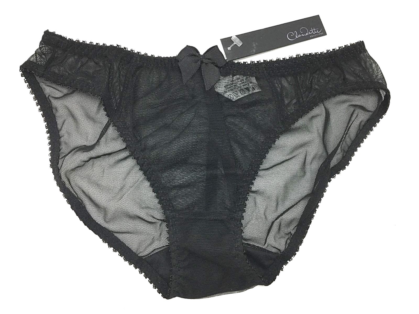 Claudette Brassiere Dessous Mesh Bikini Panty Sexy Lingerie Panties Royal Black