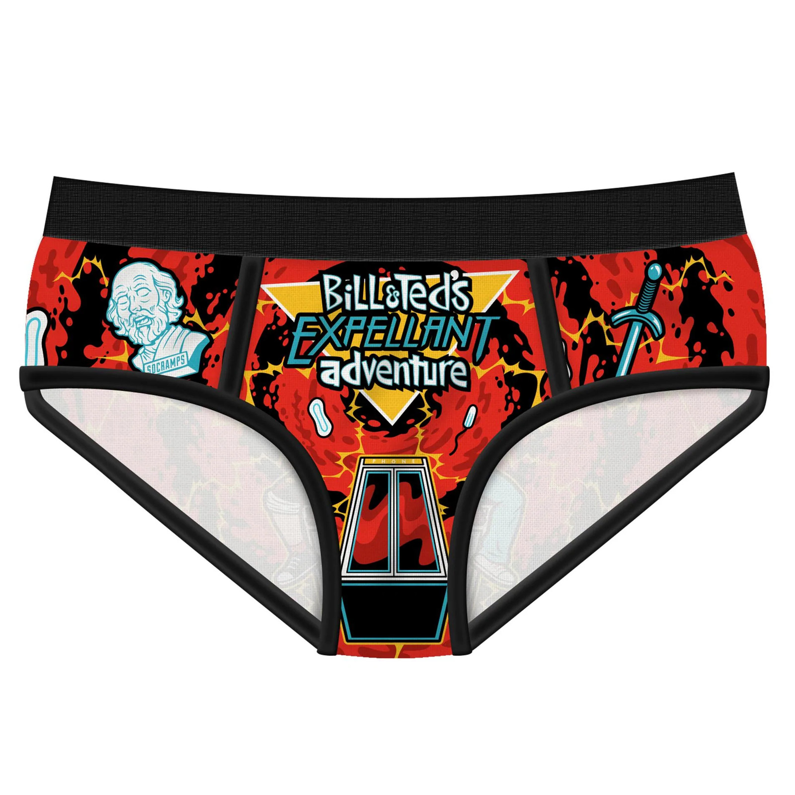 Harebrained Expellant Adventure Period Panties Womens Underwear Bill And Ted