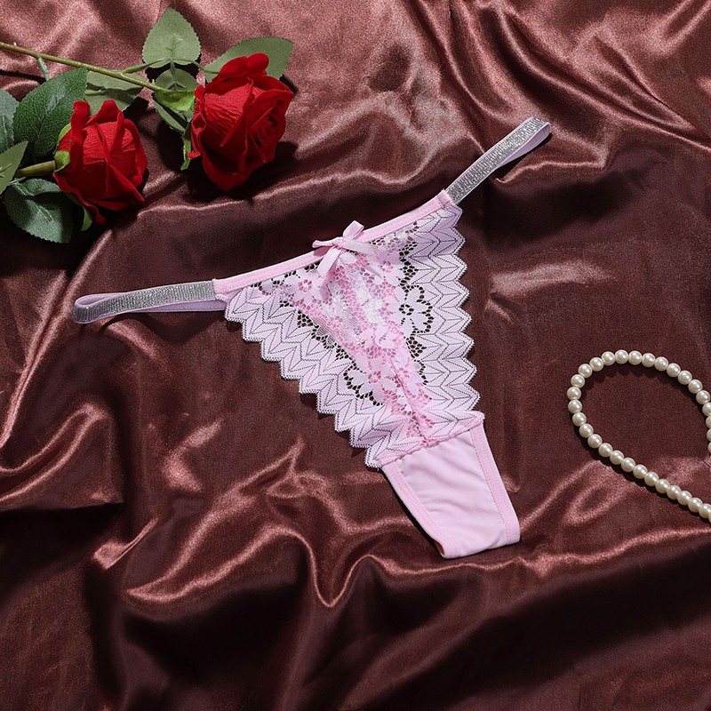 6 Pack Lot Sexy Womens See Through Lace Panties Thongs Underwear Sissy Lingerie