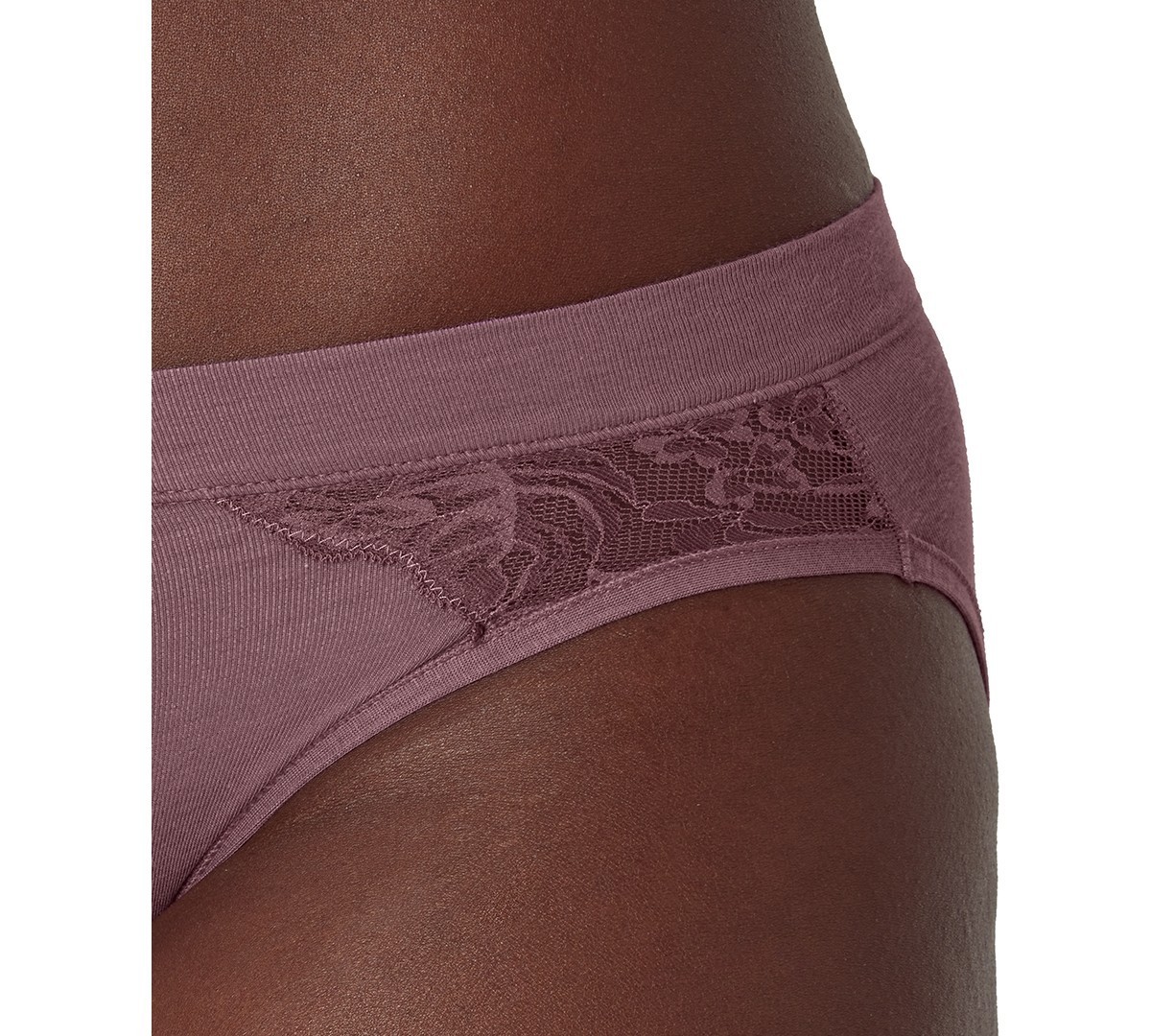 Bali Women’s Breathe Lace High-Cut Underwear DFCMHH-currant purple-M/6