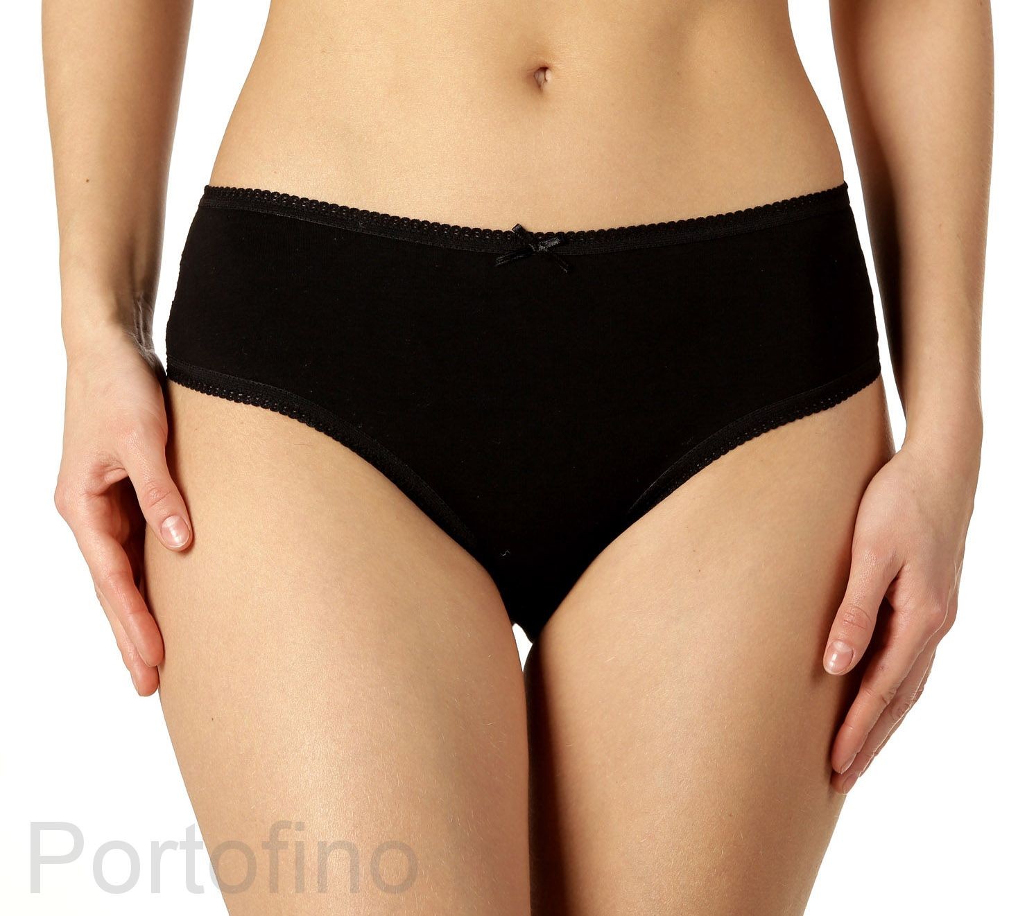 Womens Bikini Briefs 100% Cotton High Leg Ladies Knickers Underwear, Pack 3 6 12