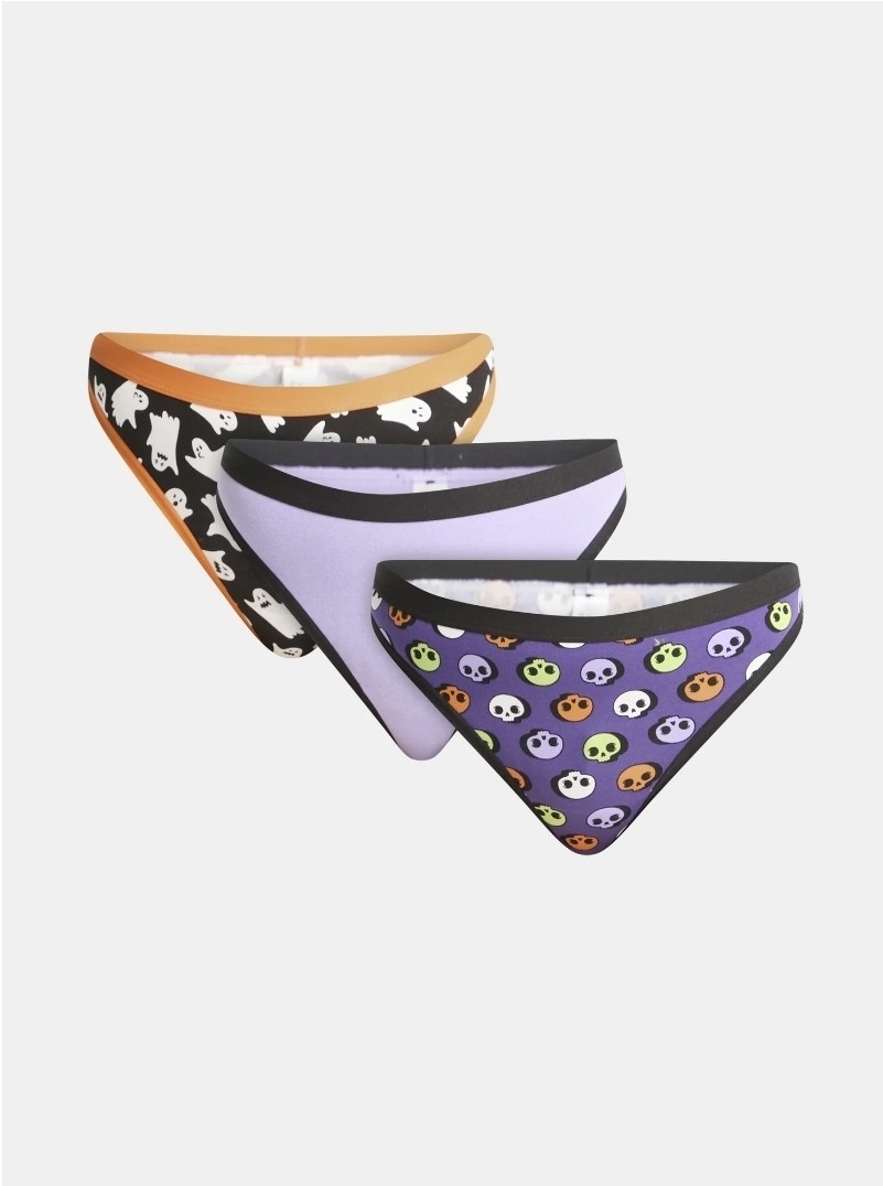 NEW Lot Of 4 Walmart Halloween 3 Packs Of Assorted Underwear Styles, Medium