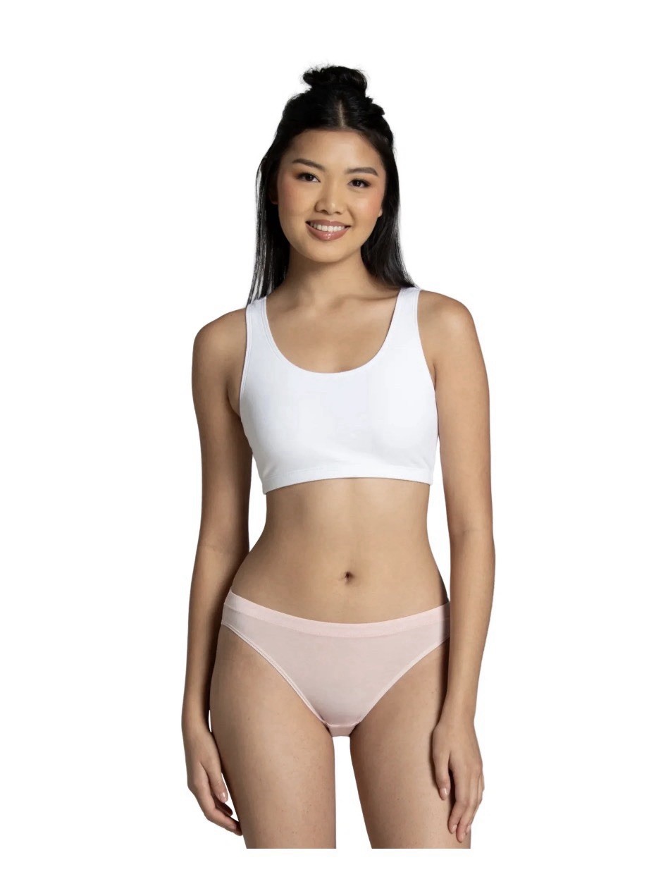 6-Pack FRUIT of the LOOM Women’s Size 9/2XL Bikinis Beyondsoft • Assorted Colors