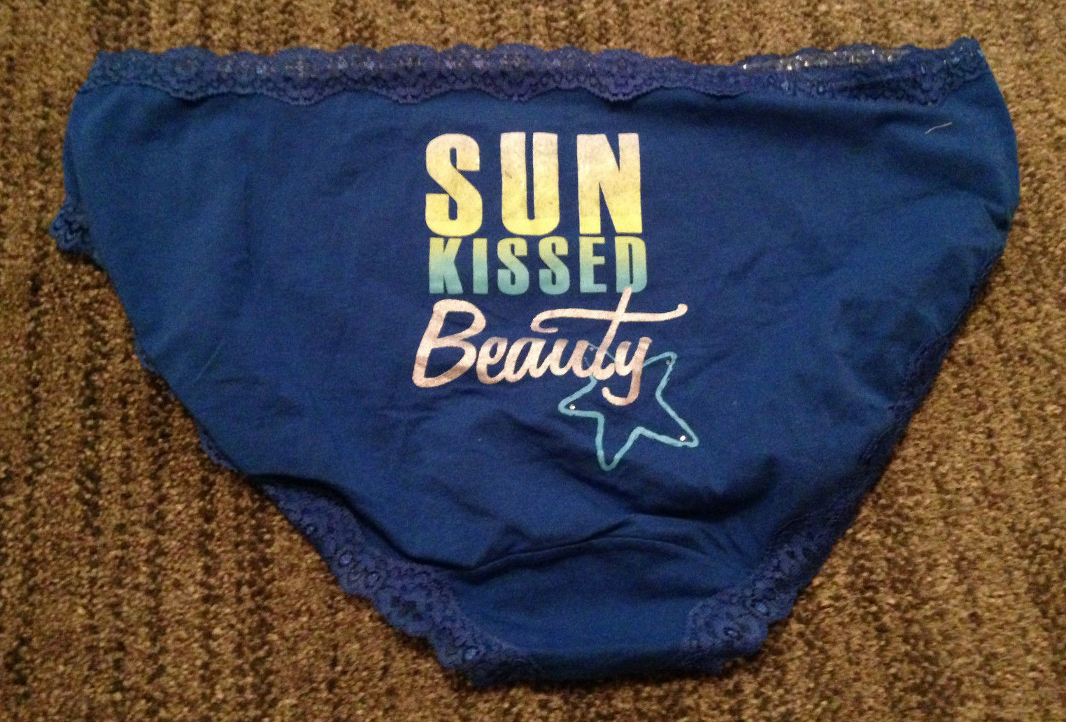 Cacique Lane Bryant Hipster Panty 22/24 Plus Size Sun Kissed Beauty Graphic Lace