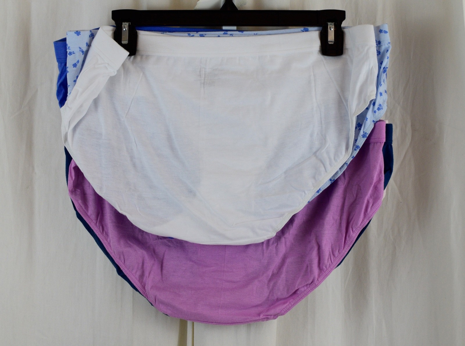 Hanes Womens 6 PACK Organic Cotton Panties Underwear Multicolor Size 9/2XL