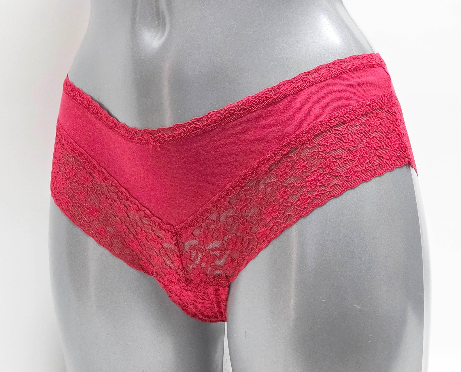 Ex Victoria’s Secret Knickers Contrast Lace Trim Knickers Size 20 X-Large B3R1
