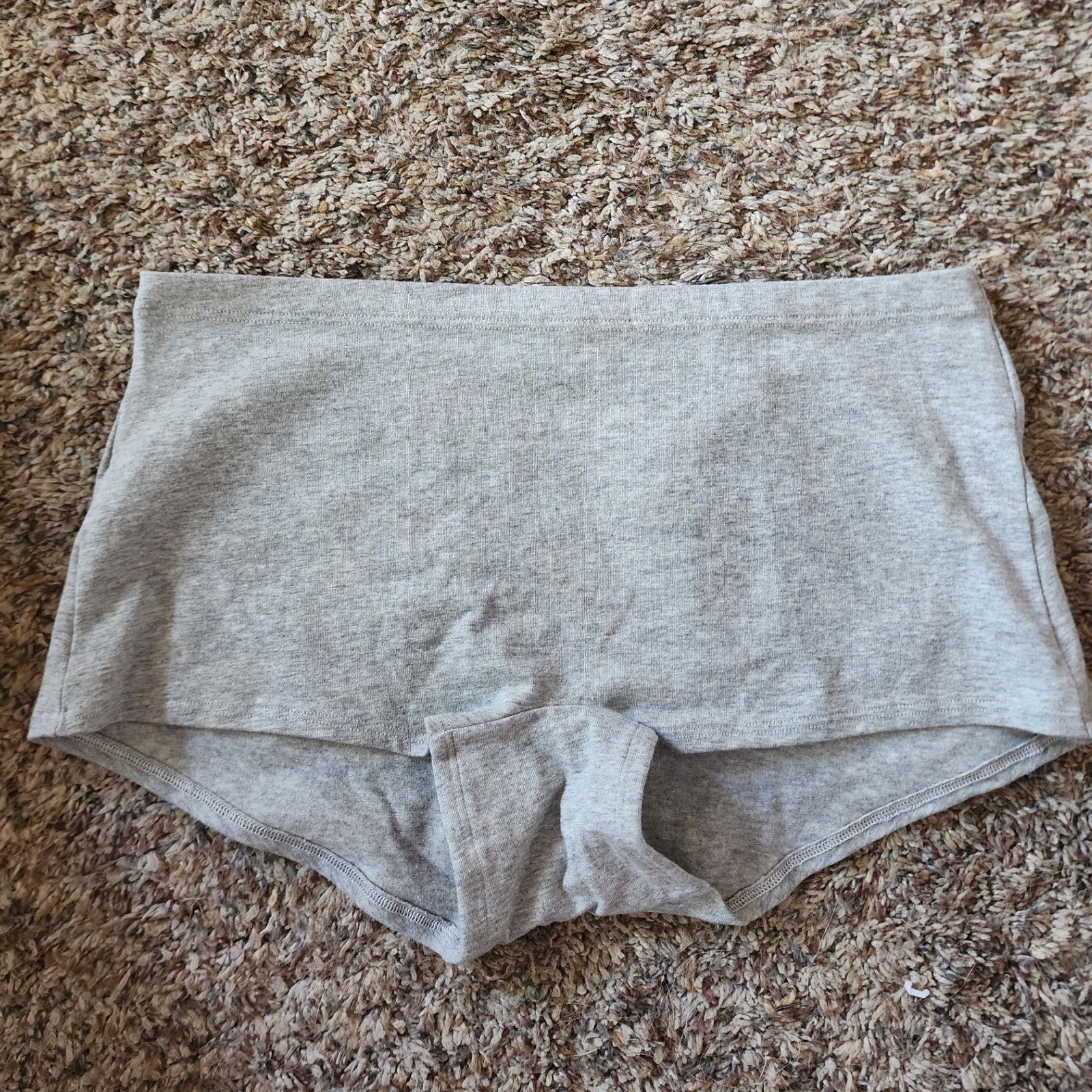 VS PINK Grey Peach Graphic Boyshort Panty NWT XL 2021