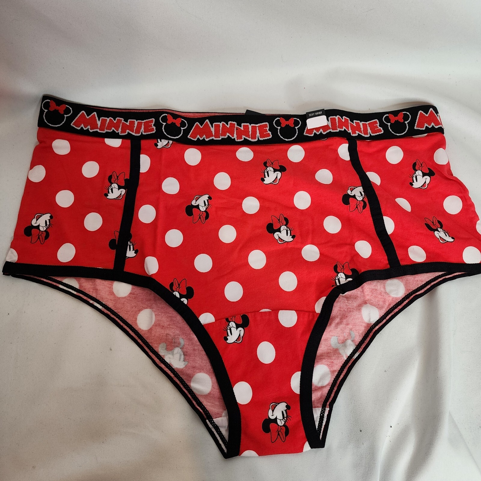 2X 18W 20W Torrid Minnie Mouse Red Polka Dot Brief Panty Disney Full Coverage Mi