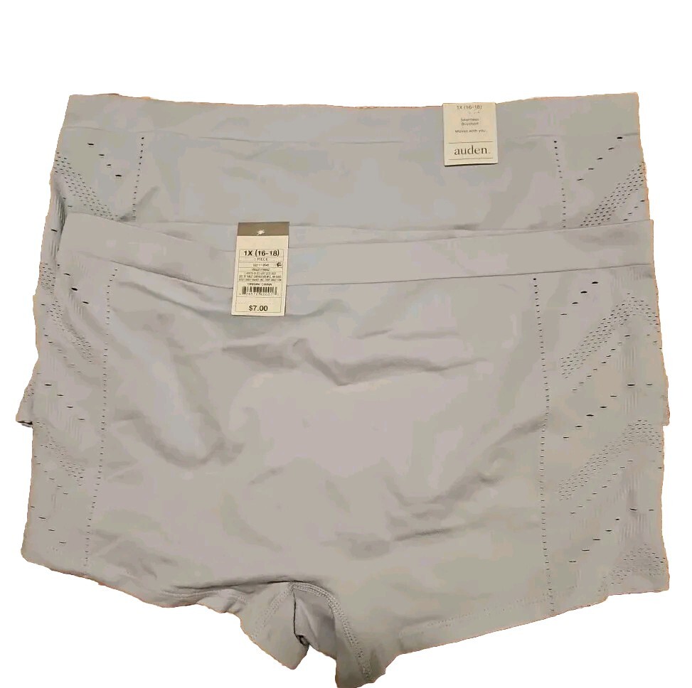2pk Women’s 1x Underwear Lilac Boyshorts Panties New size (16-18)