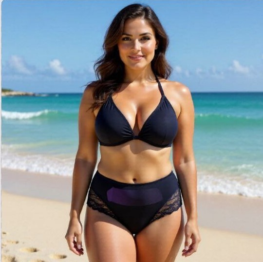 Bali Tummy Solutions Firm Control Lace Trim Shaping Briefs Black 2 Pair $37