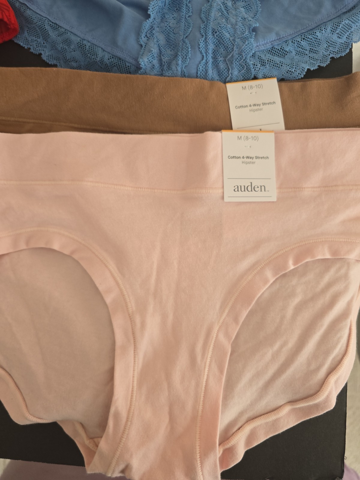 13 Auden Assorted Thong, Hipster, Underwear Womens Medium Stretch NWT