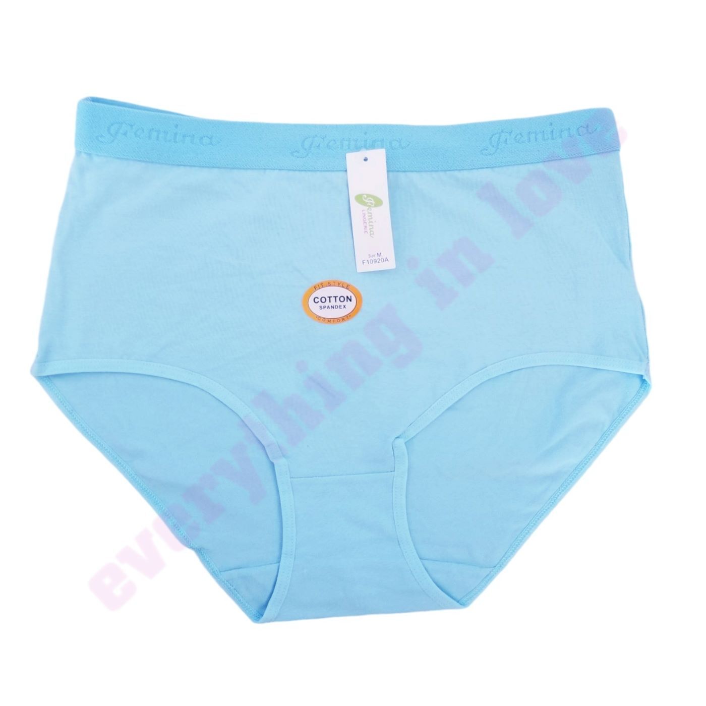 Women Plus Soft Elastic Band Cotton High Waist Comfort Brief Panties Underwears