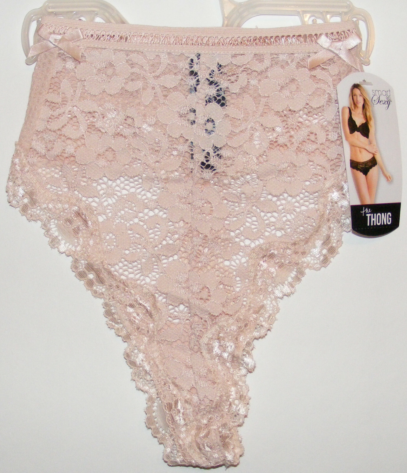 Women’s Lace Thong XS Soft Stretch Lace Mesh No Visible Panty Lines Smart & Sexy