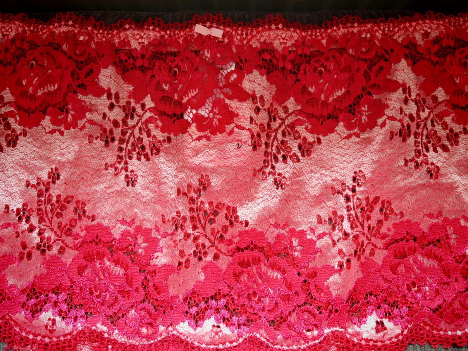 Pretty Secrets Raspberry Red & Baby Pink High Waisted Knickers Size 16