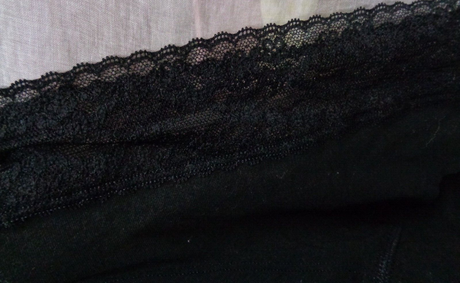 Vtg Women’s VICTORIA’S SECRET Low Rise Hiphugger Panties 11043723 BLACK LACE XL