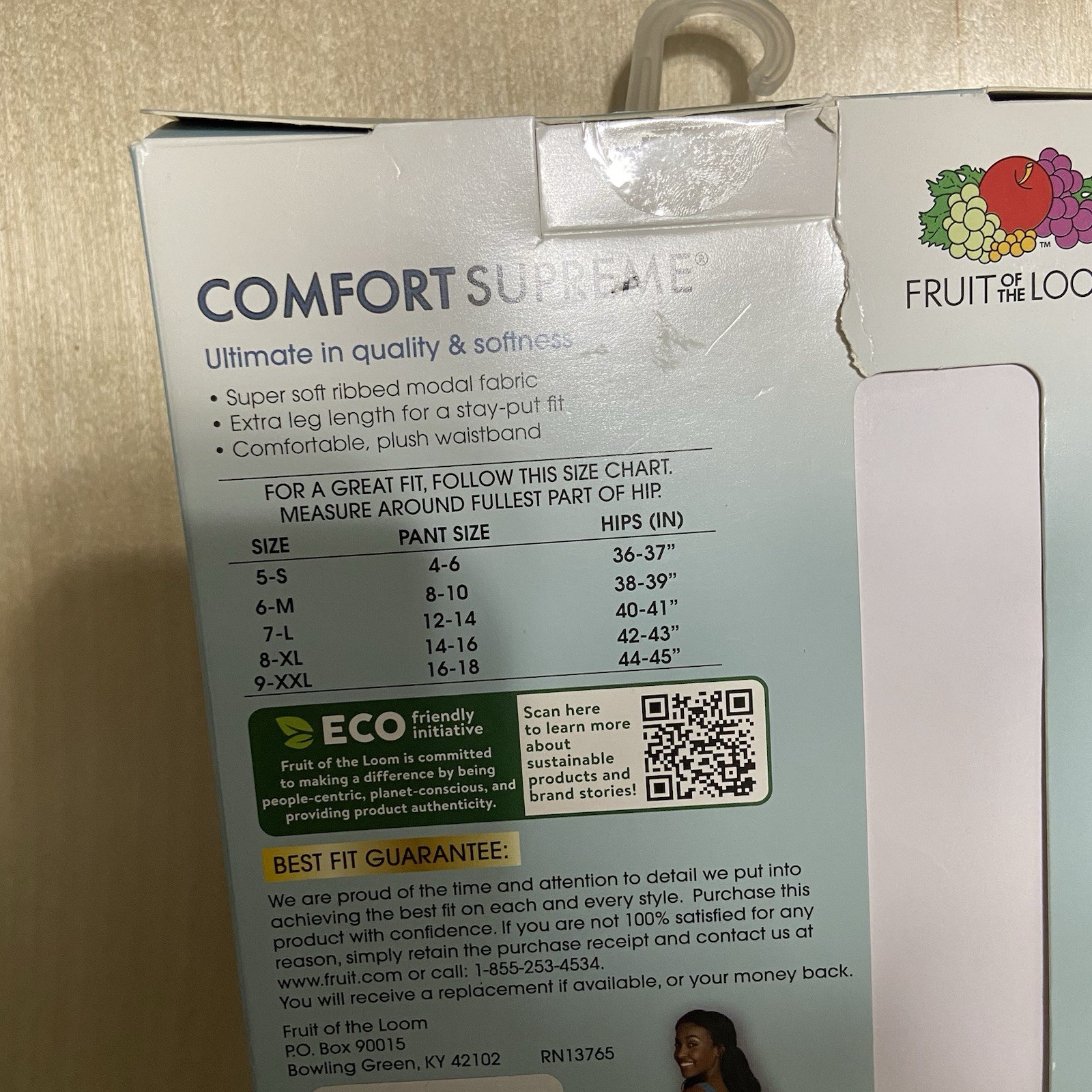 Fruit Of The Loom Women’s Size Medium (6) Soft Ribbed Boxer Brief Panties 3 Pack