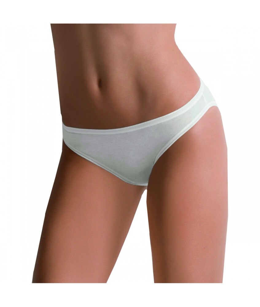 3 Slip mini a vita bassa da donna cotone elasticizzato Cotonella 3165 elastico
