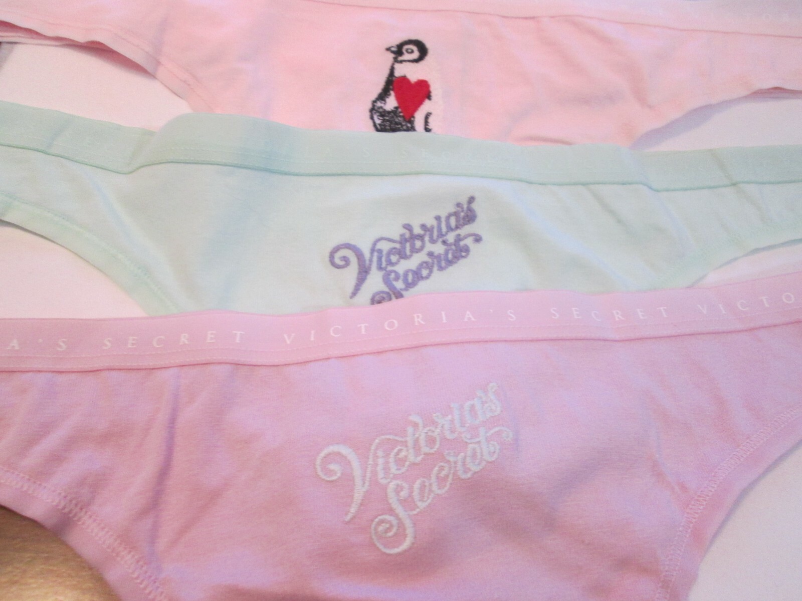 New Victoria’s Secret 💜Embroidered💗💕Cotton Thong💜XS,S,M,L,XL💜