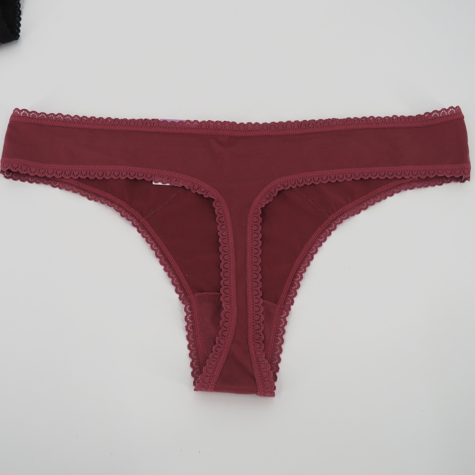 Auden Bonded Edge & Lace Trim Thong Underwear Women’s Size XL (16) – 3 Pairs