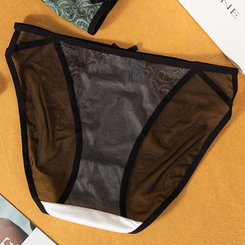 1/6 Pack Lot Womens Sexy Lace Satin Panties String Bikinis Brief Vintage Thongs