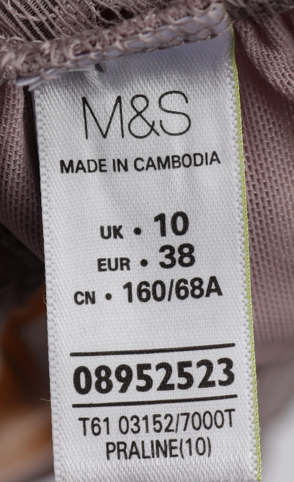 M&S Bikini Knickers Brown Womens Size 10 x3 zz