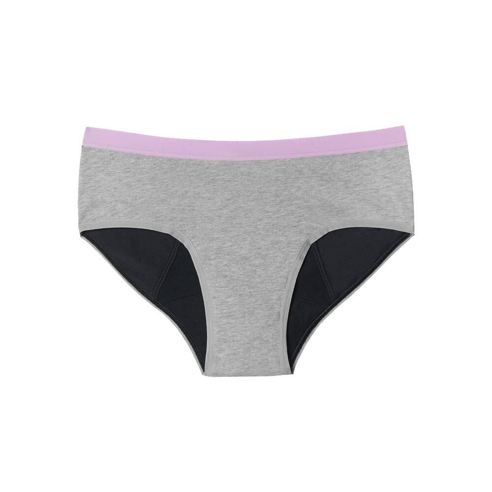 Thinx BTWN) Teen Period Underwear – Brief Panties Grey 13/14 – Super Absorbency