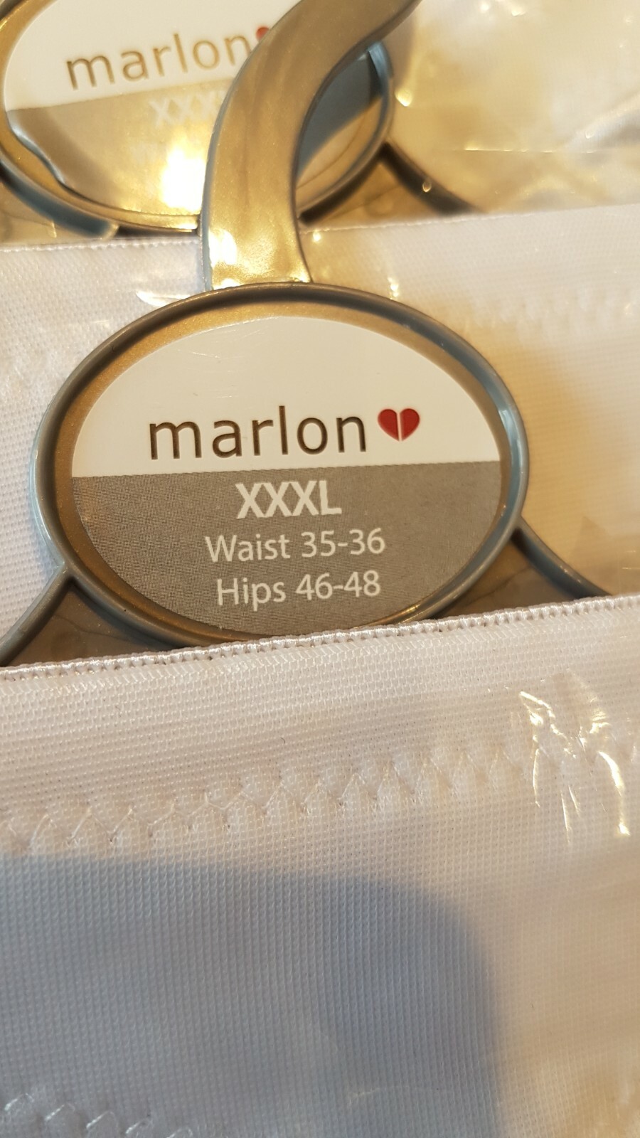 Marlon White Extra Firm Control Support Maxi Briefs Polyamide Cotton Size XL 3XL