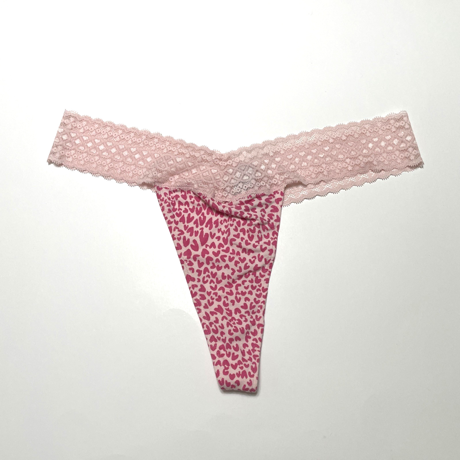 Victoria’s Secret Women’s Bundle of 2 Lace Panties Size Large Blue Pink NWT