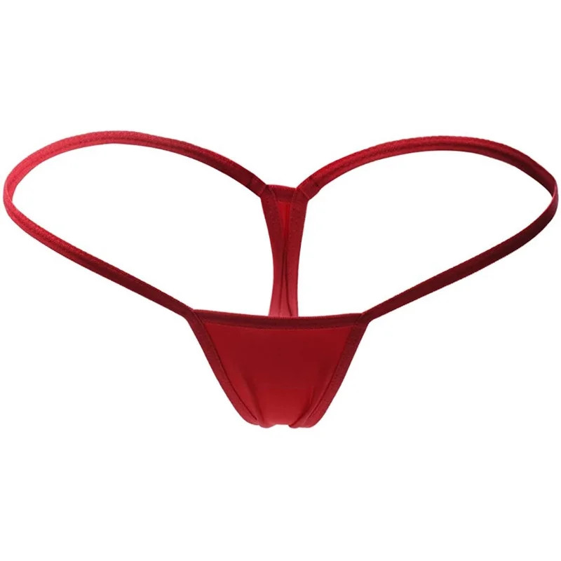 Thong Panties G String Solid Color Low Rise Lightweight Stretch Fit Panty