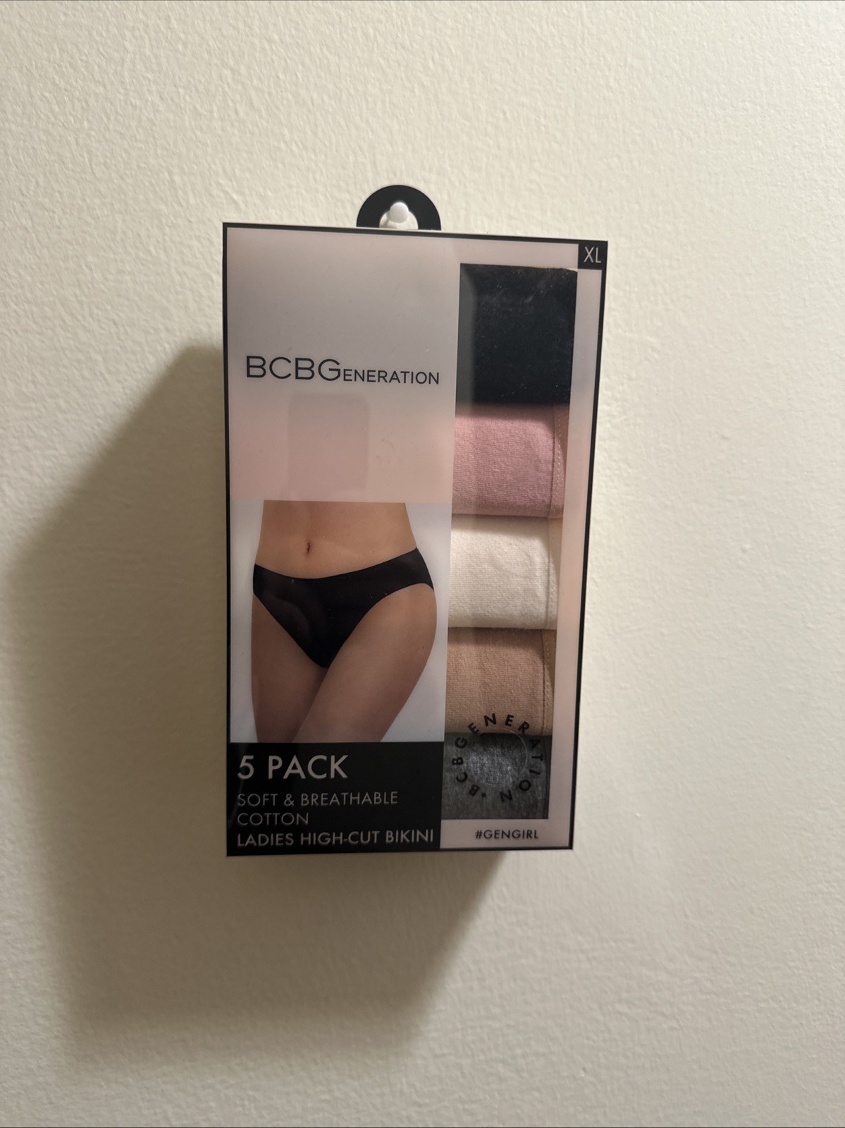 5 Pack BCBGeneration Seamless Ladies Dipped Tanga Multicolor S,M,L,XL