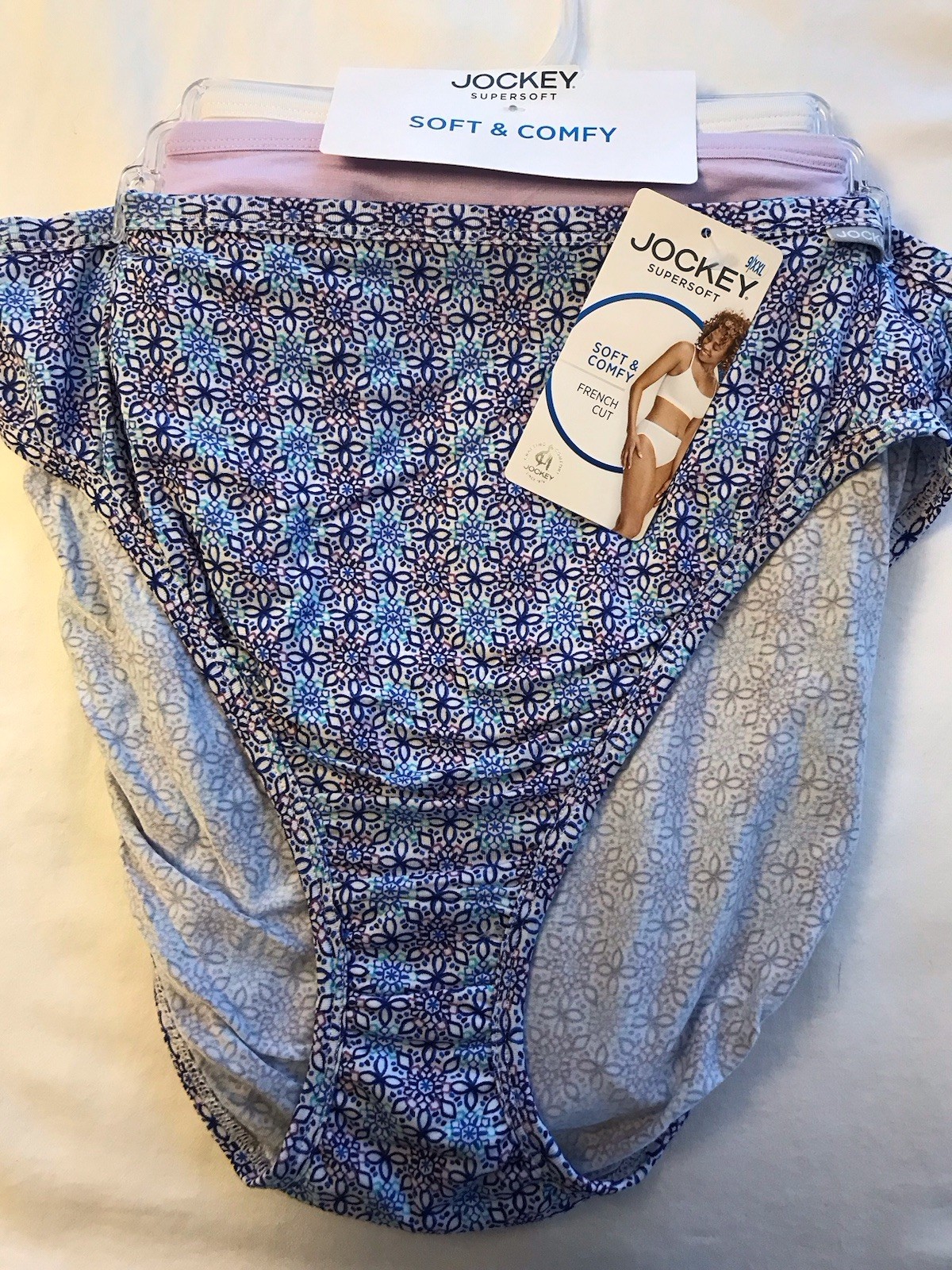 3 JOCKEY Supersoft Soft & Comfy French Cut panties 9 Or XXL