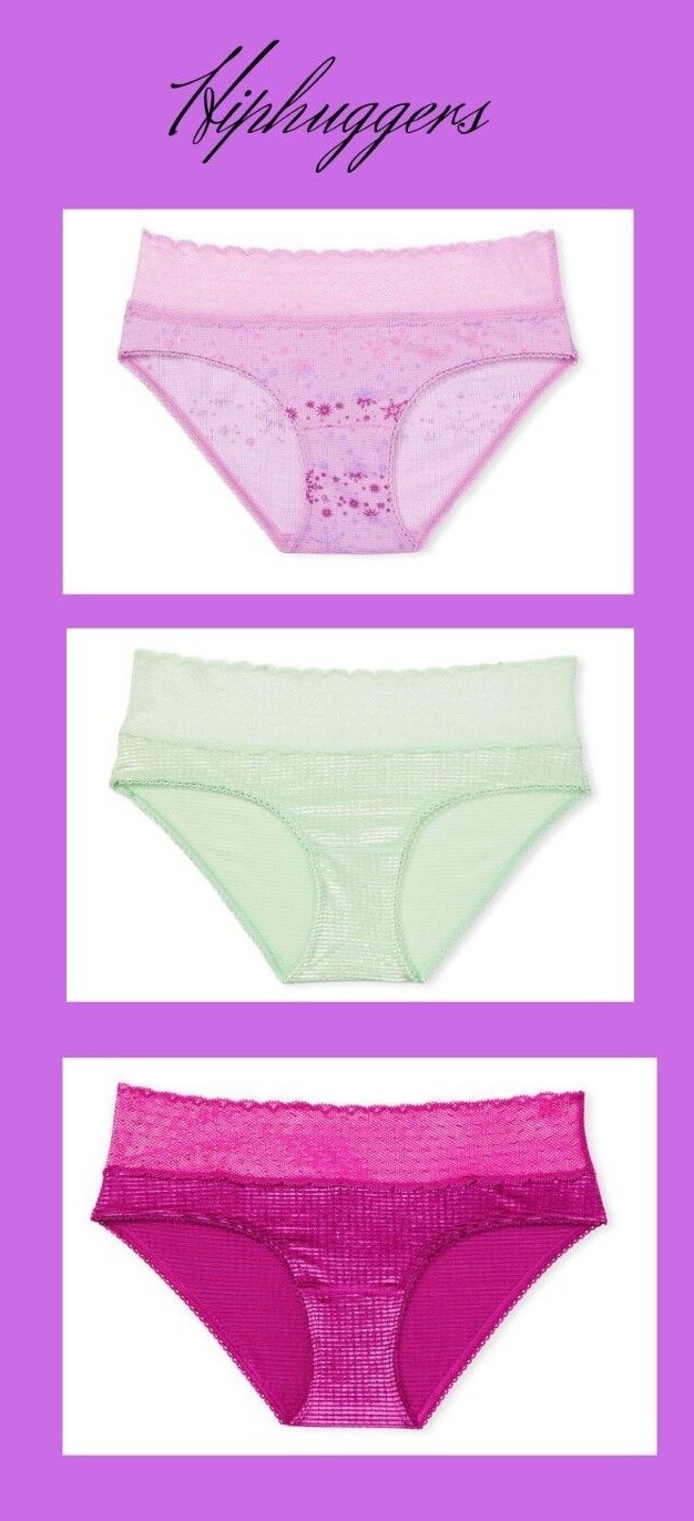 New Victorias Secret💗🎀Waffle/Velvet Choices🎀S,M,L,XL🎀Hiphugger
