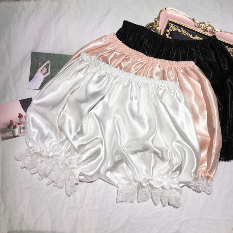 Pumpkin Shorts Lace Trim Panties Pettipants Safety Short Pants Skirt Ruffles