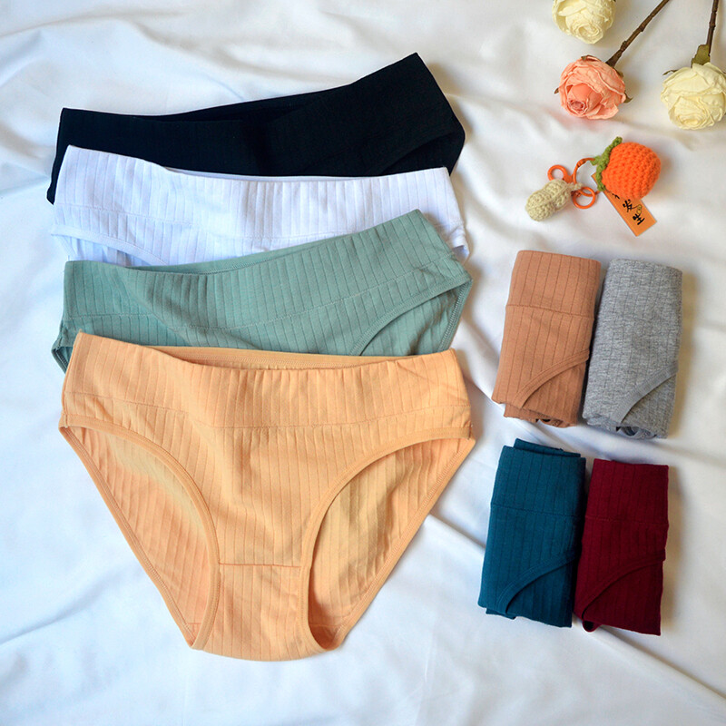 8Pcs/Set Cotton Women’s Breathable Briefs Panties Comfortable Briefs Underpants