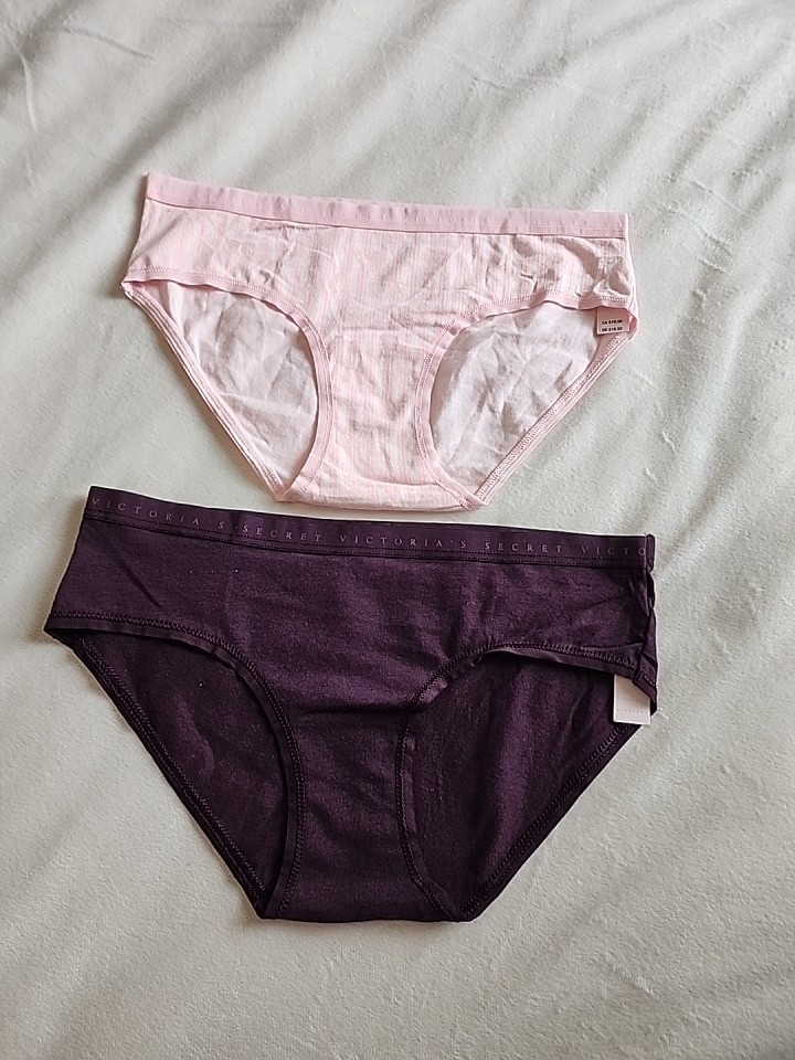 2 NWT VICTORIA ‘S SECRET PANTY BIKINI CHEEKHIPHUGGER, Cotton Blend, Sz Xs India