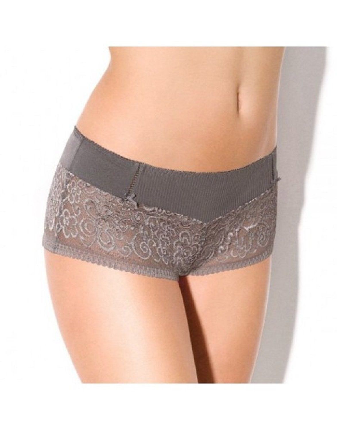Size 6 Vanity Fair Boyshorts Hipster Panties European Taupe or Turquoise New NWT