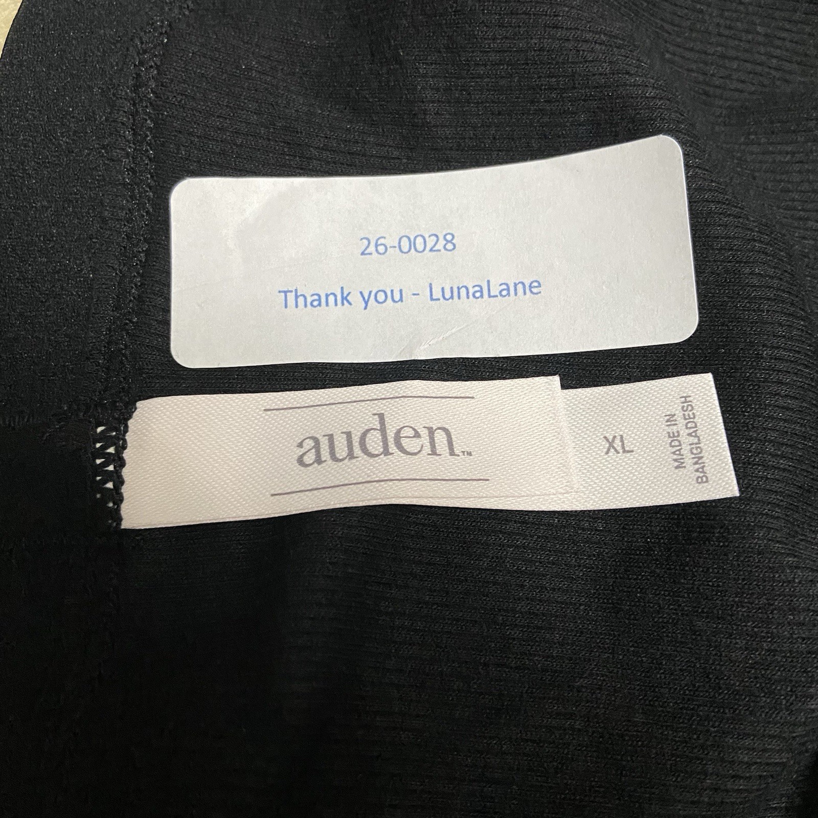 Auden Women’s Size XL (16) Black Cotton Blend Breathable Bikini Panties 4 Pack