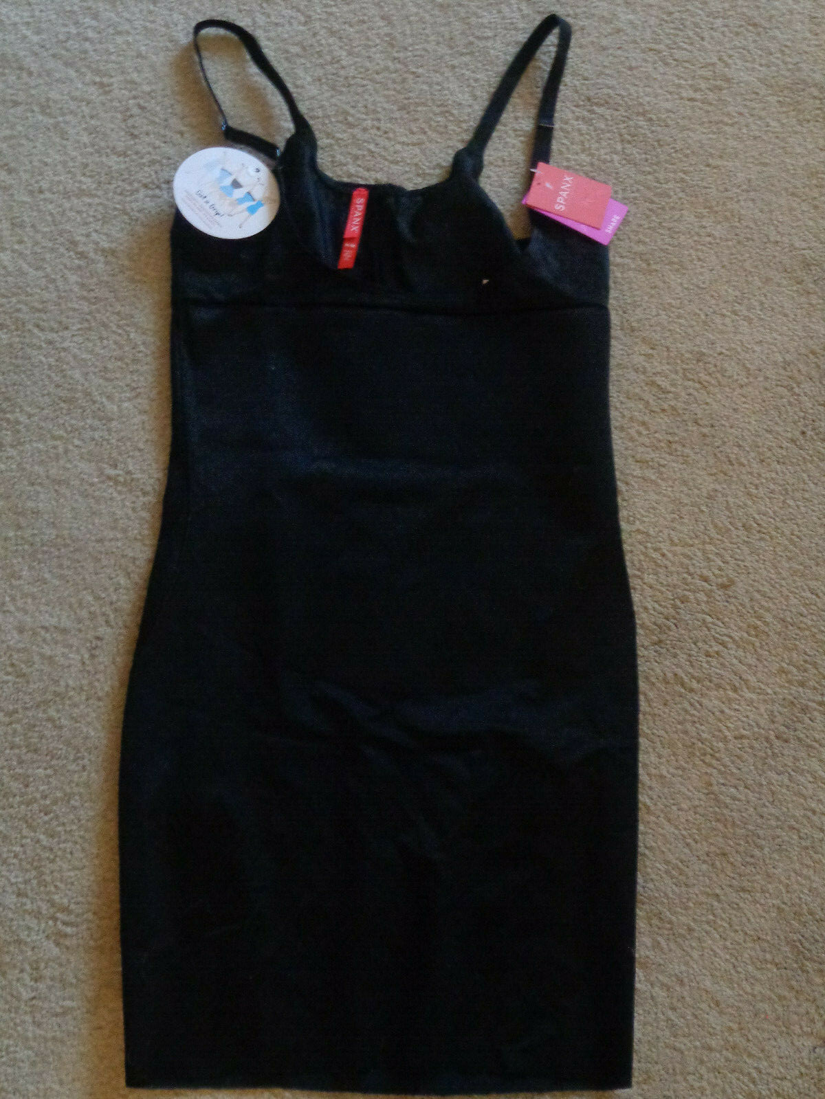 SPANX SMARTGRIP OPEN-BUST FULL SLIP IN BLACK SIZE MEDIUM NEW