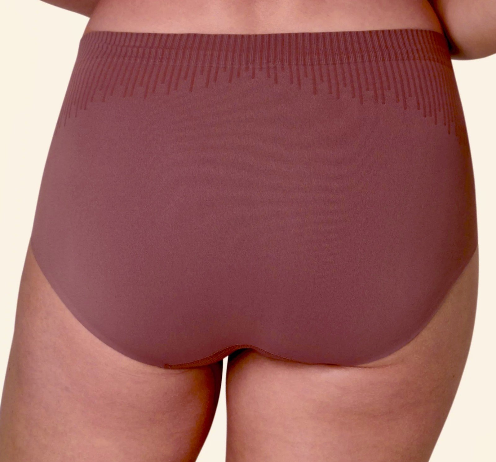 BALI Comfort Revolution Modern Seamless Dusty Pink Brief Panty Womens Sz M L 2XL