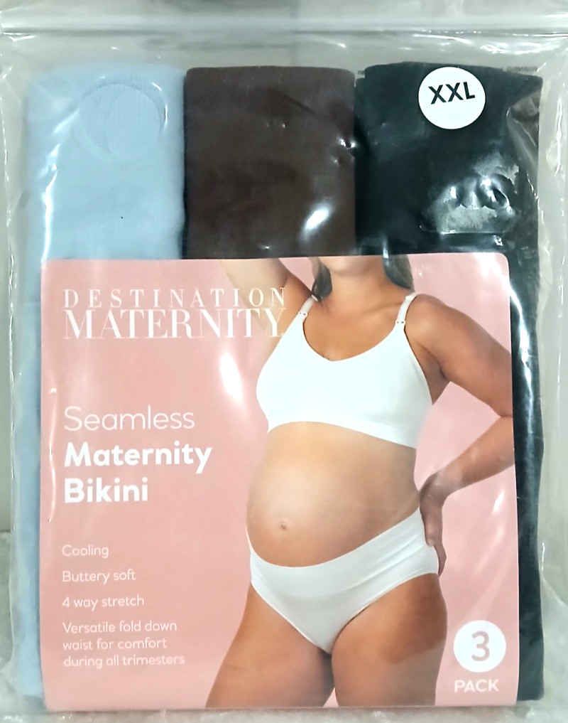 Destination Maternity Seamless Bikini Womens Size XXL Cooling Buttery Soft