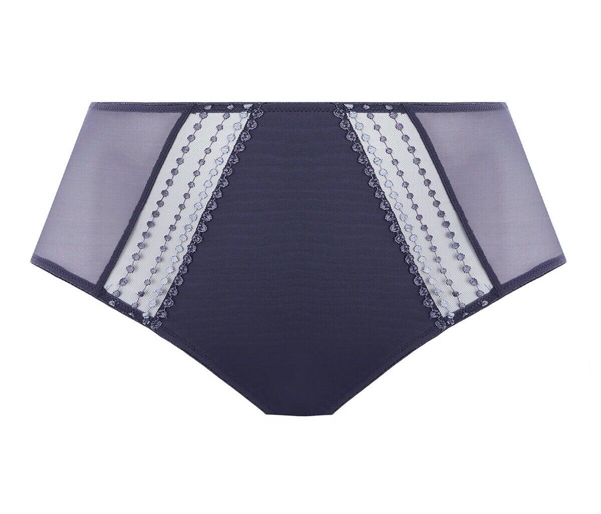 Elomi Matilda Full Brief Storm Grey Size L 14 16 High Waist Knickers 8906 New