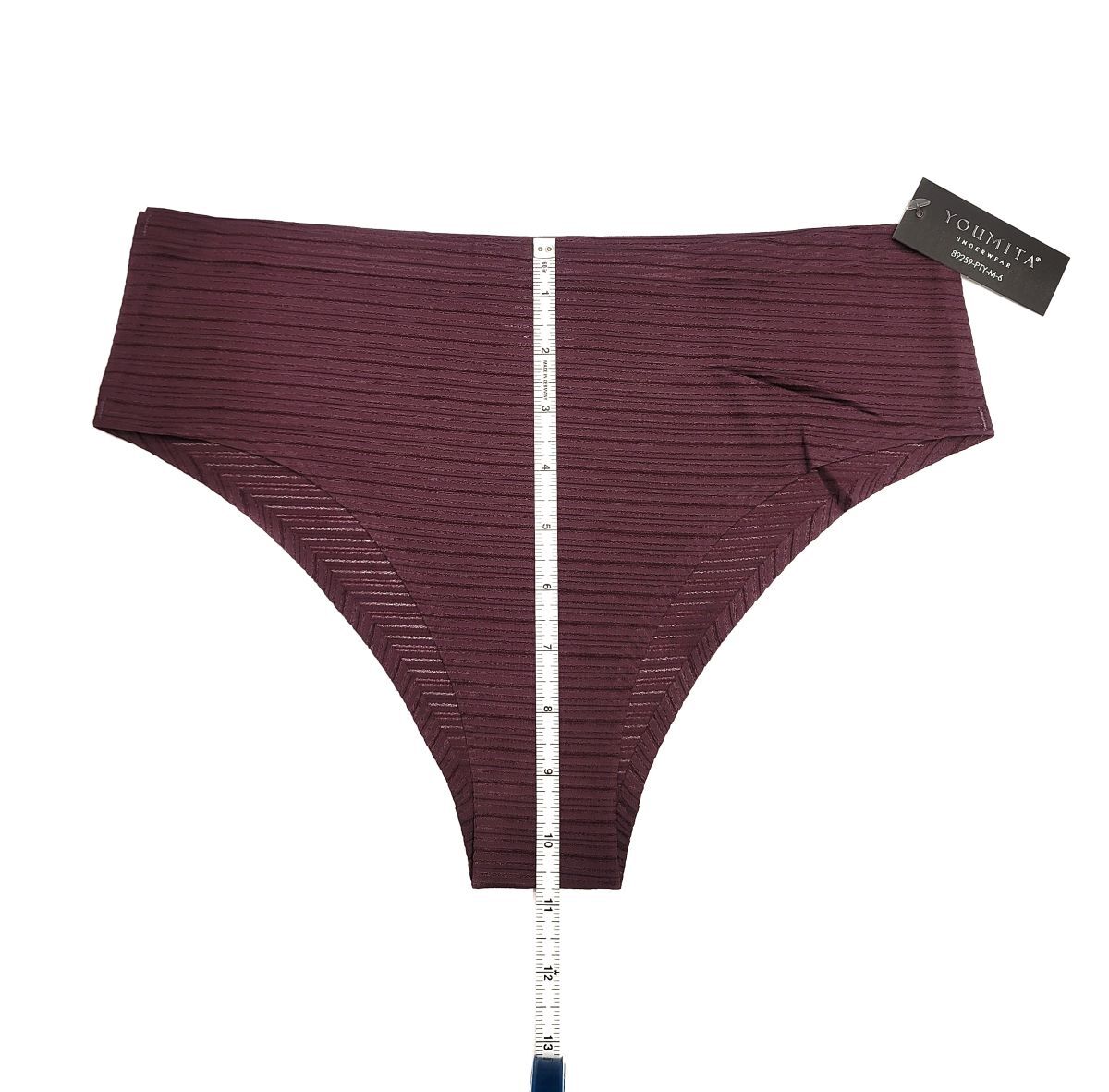 6 Pack Youmita Women’s Invisible No Show Laser Cut Hipster Bikini Panties Size M