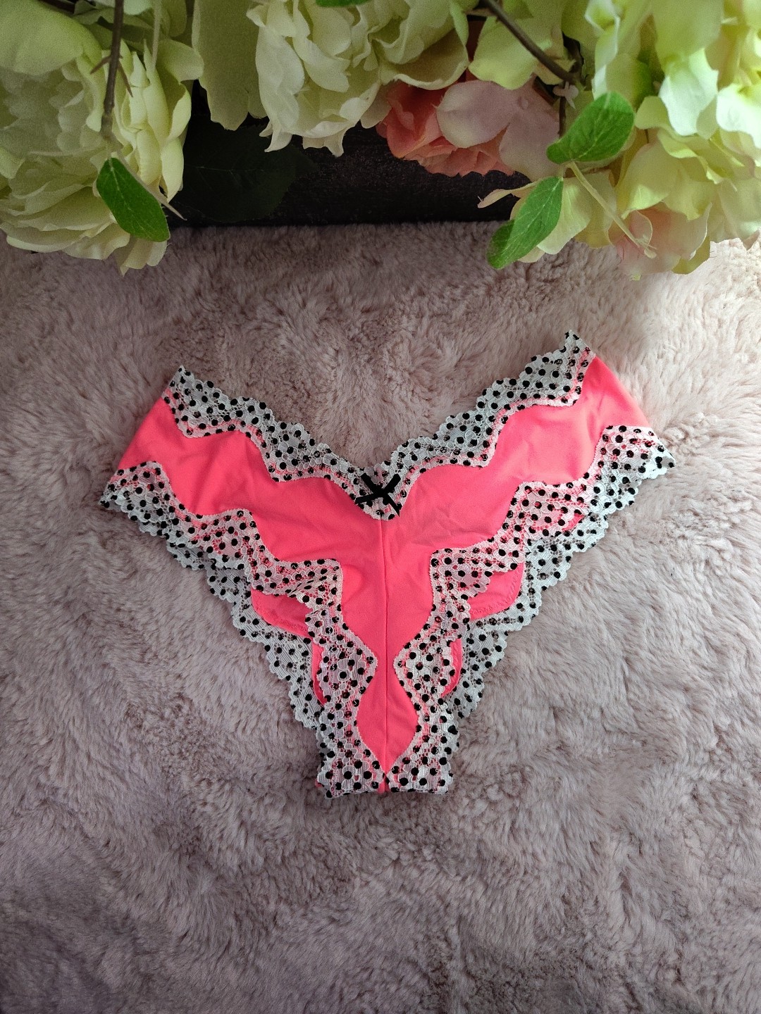 Victoria’s Secret Sexy Little Things MD Cheeky Bright Lace Insert Rare Style